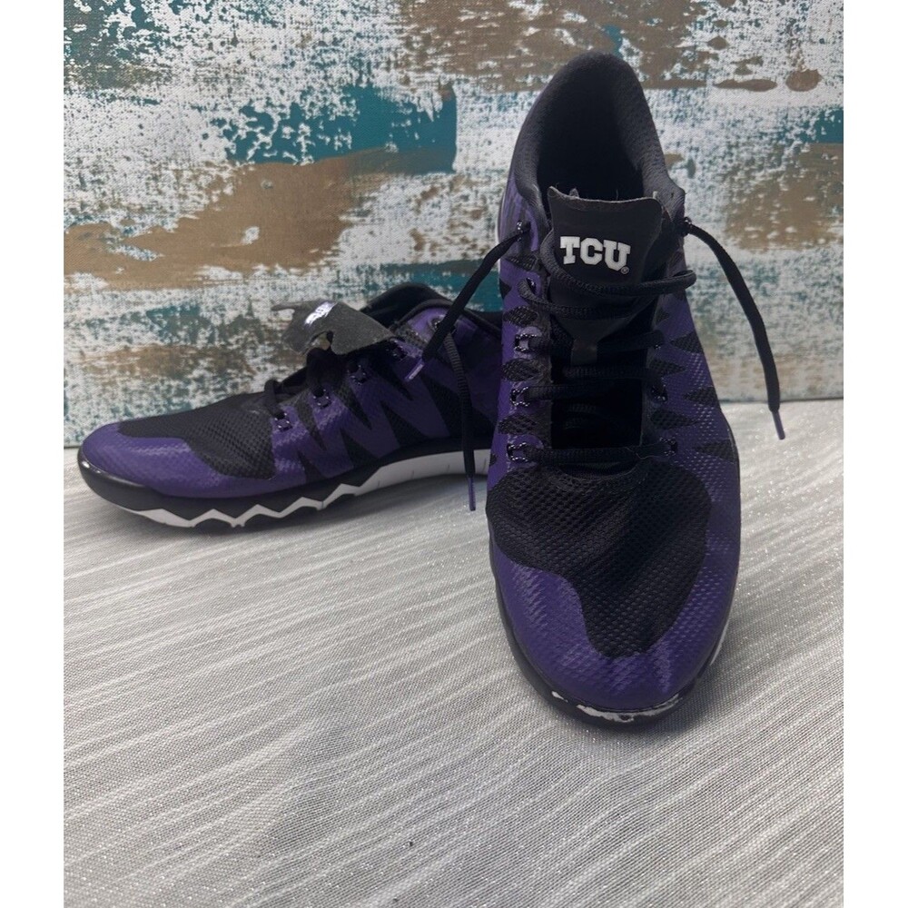 Nike TCU Horned Frogs Men's Purple Free Trainer Size 15